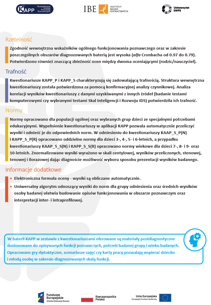 8 KAPP skale obserwacyjne dla dziedzi przedszkolnych i szkolnych 2