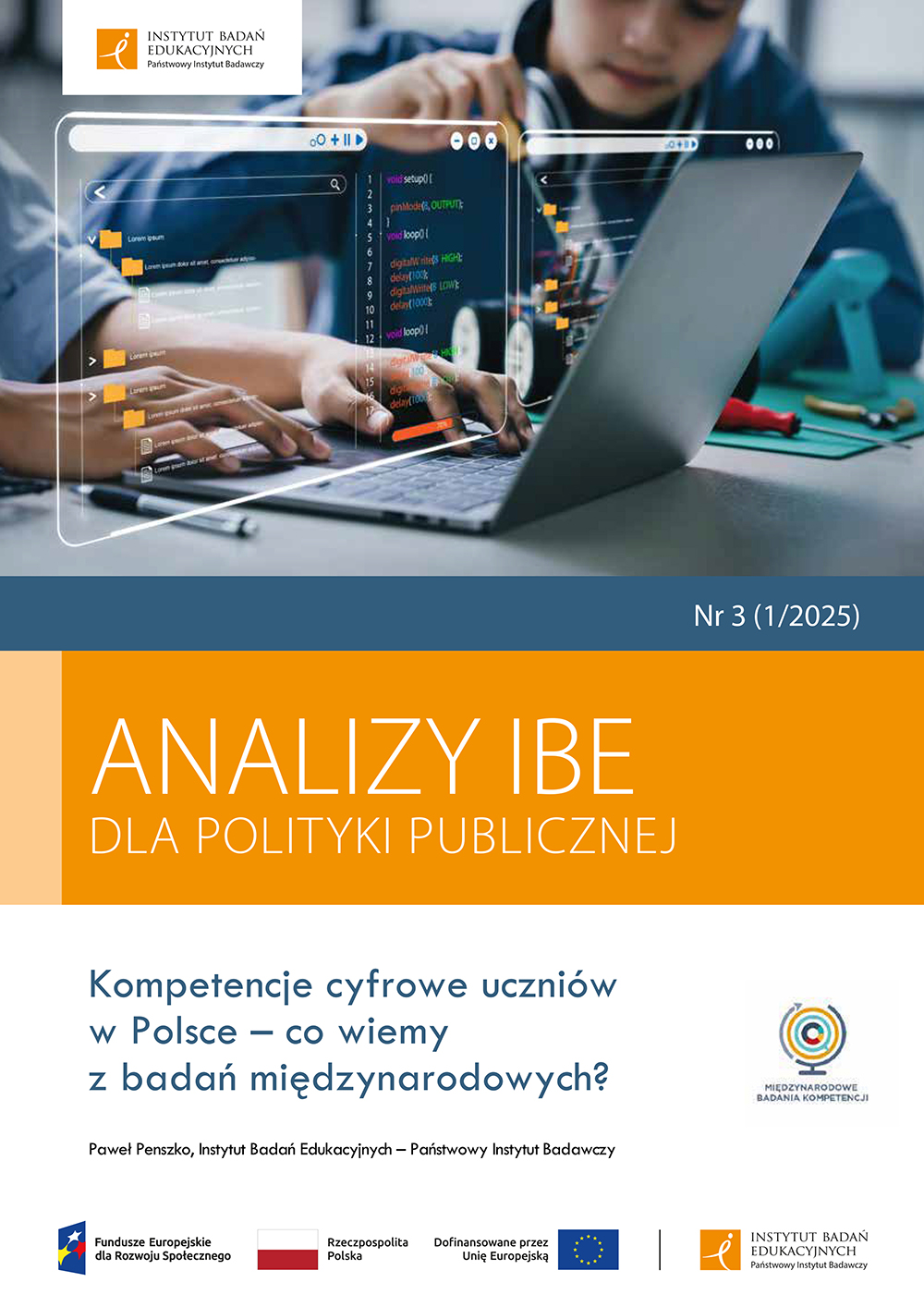 kompetencje cyfrowe uczniow w polsce analizy ibe 3 okladka