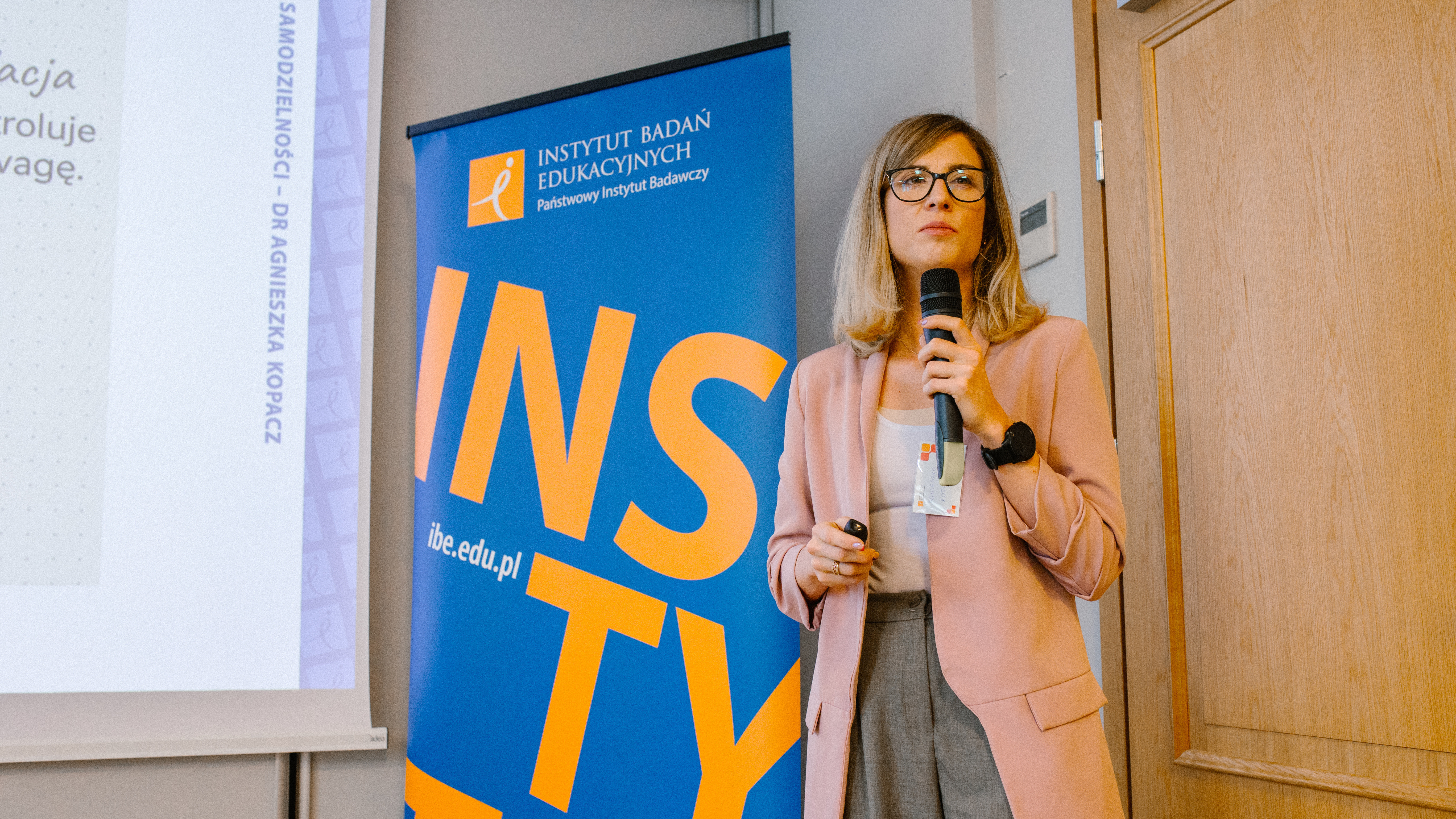 Dzień w IBE PIB. Dr Agnieszka Kopacz, Nauczycielka Roku 2025