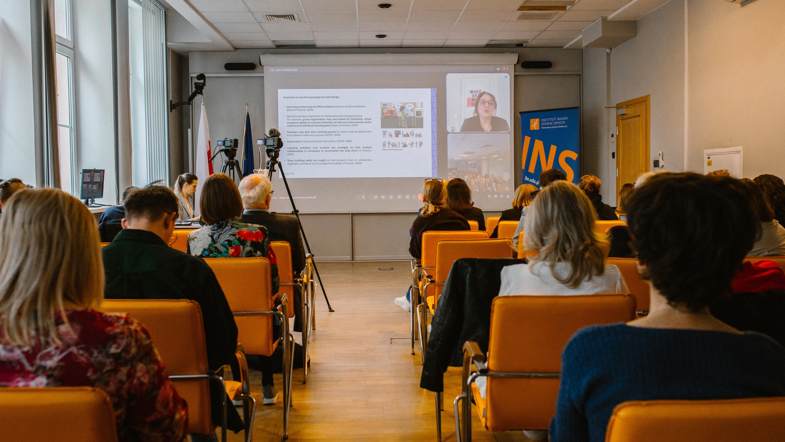 Dzień w IBE PIB. Janet Looney, dyrektorka Institute of Education and Social Policy w Paryżu