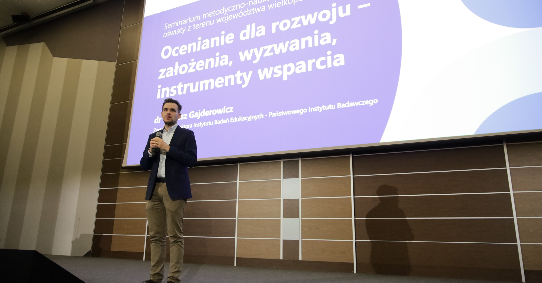 dr Tomasz Gajderowicz, zastępca dyrektora IBE PIB
Zdj. Kuratorium Oświaty w Poznaniu