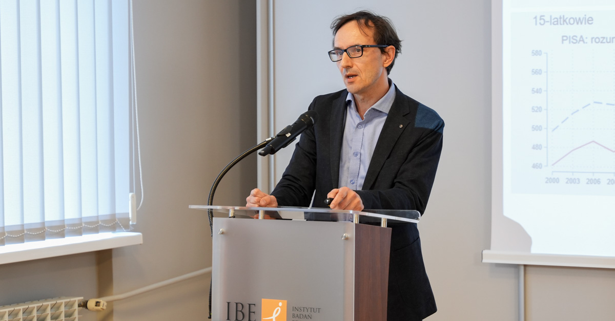 dr Michał Sitek, kierownik Zespołu Badań Międzynarodowych, Instytut Badań Edukacyjnych