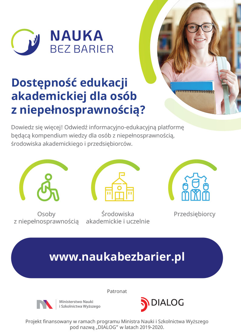 Plakat Nauka bez Barier