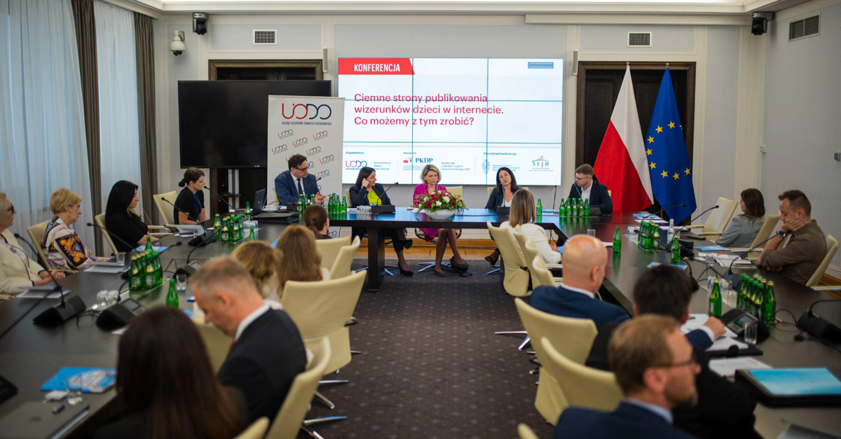 "The dark side of publishing images of children online. What can we do about it?" Conference at the Senate of the Republic of Poland 