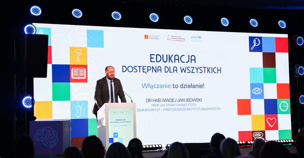 "Włączanie to działanie". Konferencja IBE PIB i UNICEF