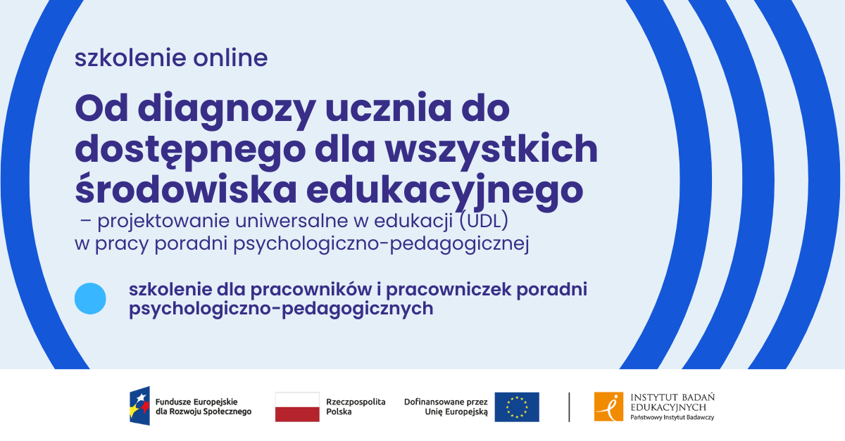 szkolenie online Od diagnozy ucznia do dostepnego dla wszystkich srodowiska edukacyjnego
