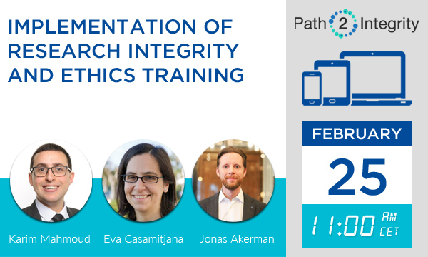 Path2Integrity Dialogue webinar 25.02.2021